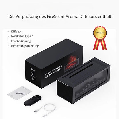 FireScent Aroma Diffusor mit Kamin Ambiente