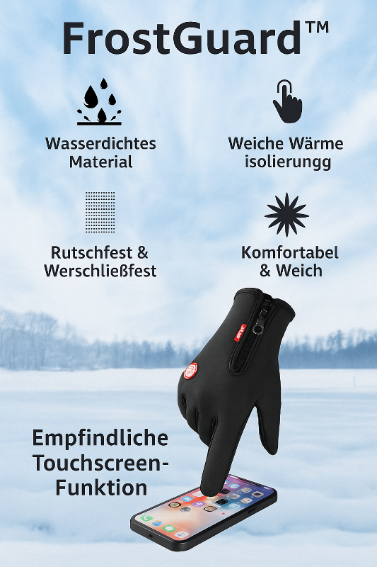 FrostGuardTM - Thermo Handschuhe - für maximale Wärme und Schutz bei jedem Frost ❄️