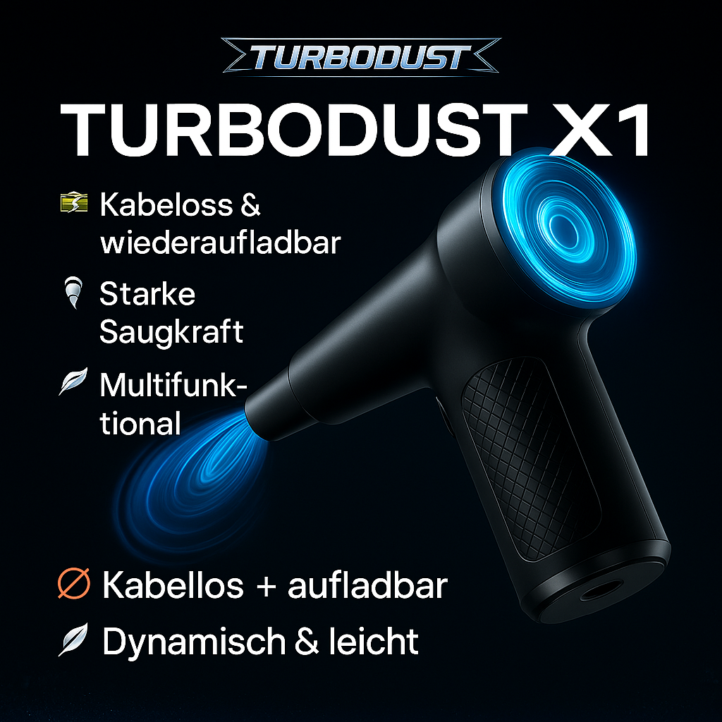 🔥 TurboDust X1™ – Die Power-Luftmaschine für ein sauberes, smartes Leben 💨⚡