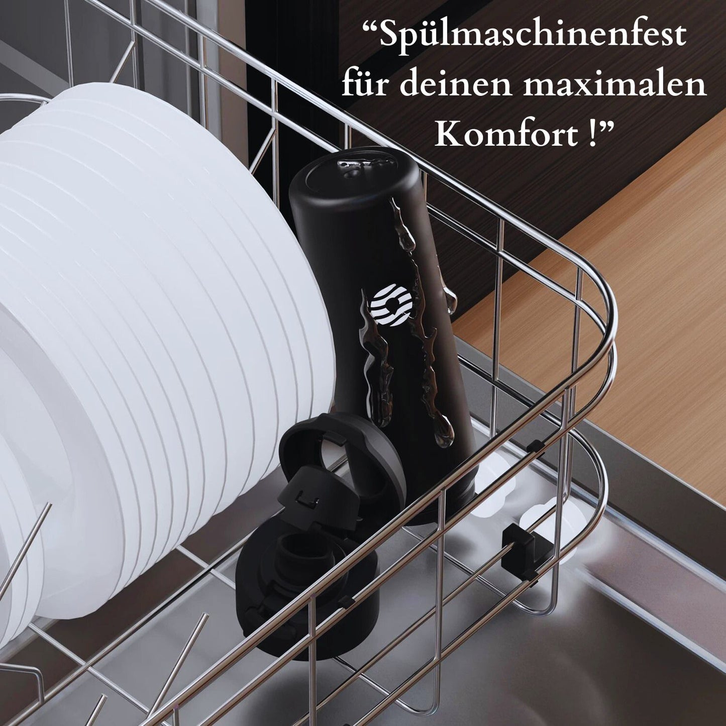 NeoTherm - deine innovative Edelstahl Thermoflasche mit magnetischer Handyhalterung 💯