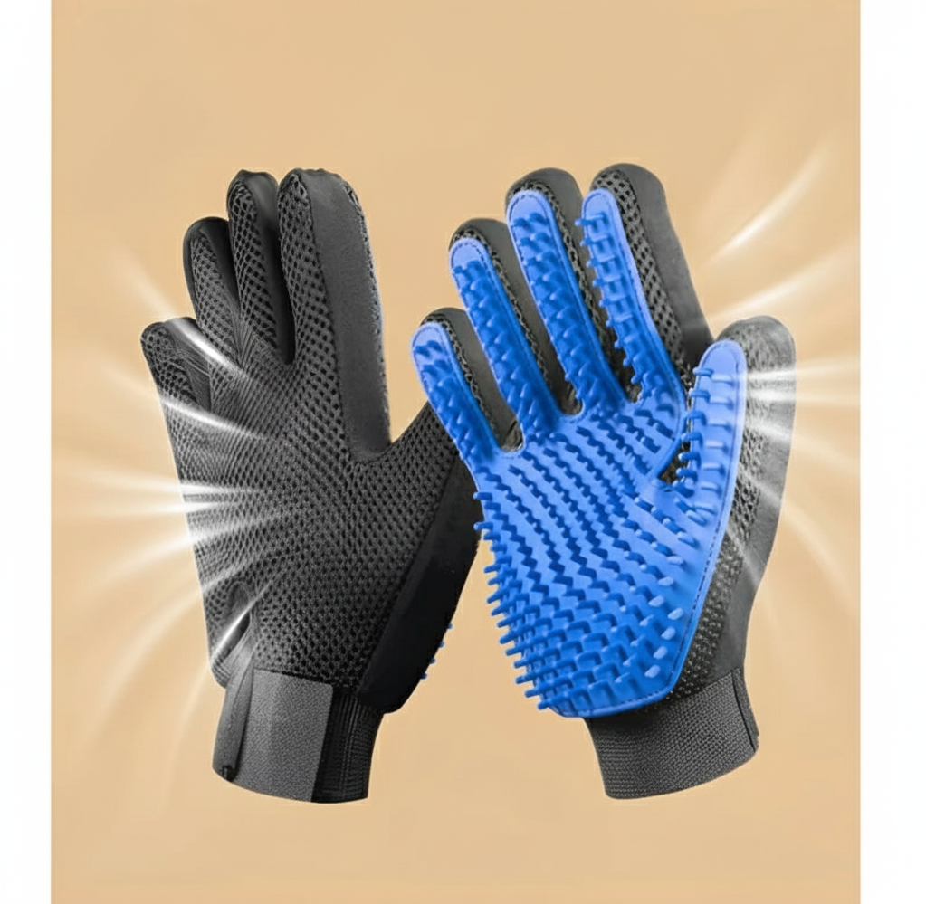 FurMagic Fellpflege Handschuh🧤 - für eine sanfte Pflege und glückliche Haustiere 🐕